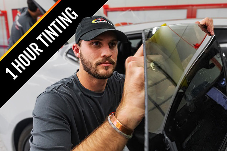 One Hour Turbo Automotive Window Tint